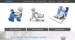 Desktop Screenshot of intrakon.pl